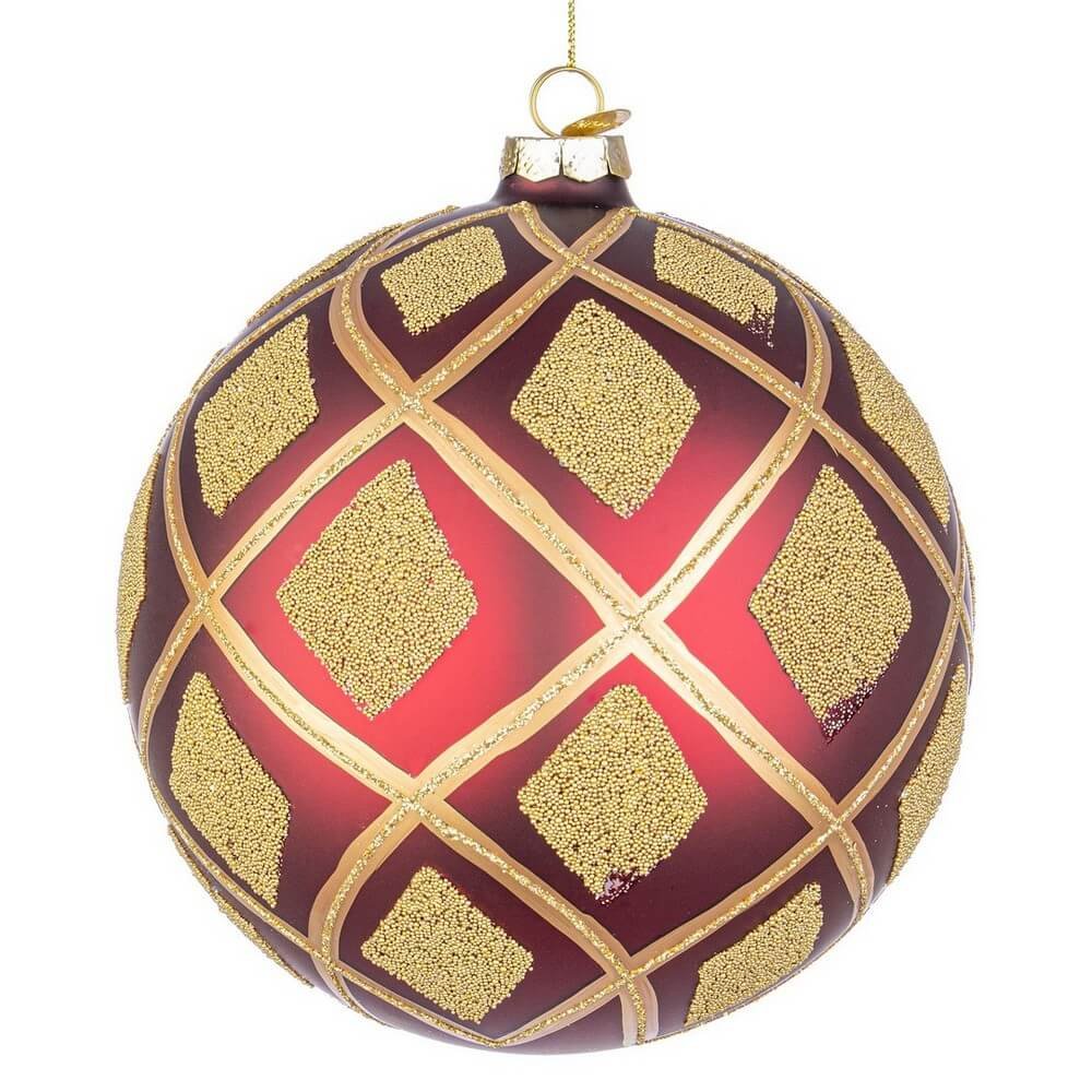 Sfera Verticale Glint Rosso-Oro Diametro 150cm (6 Pezzi)