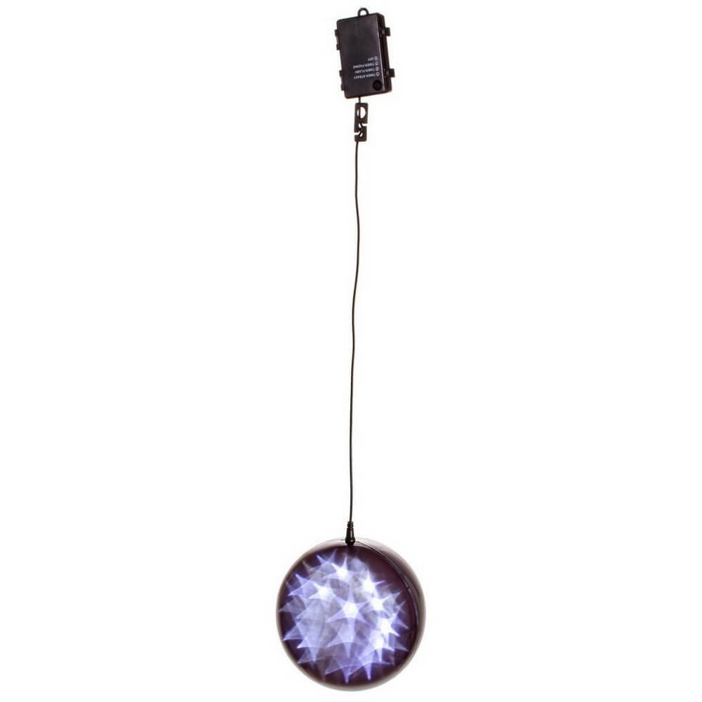 Sfera luminosa decorativa D200 con 36 luci nero