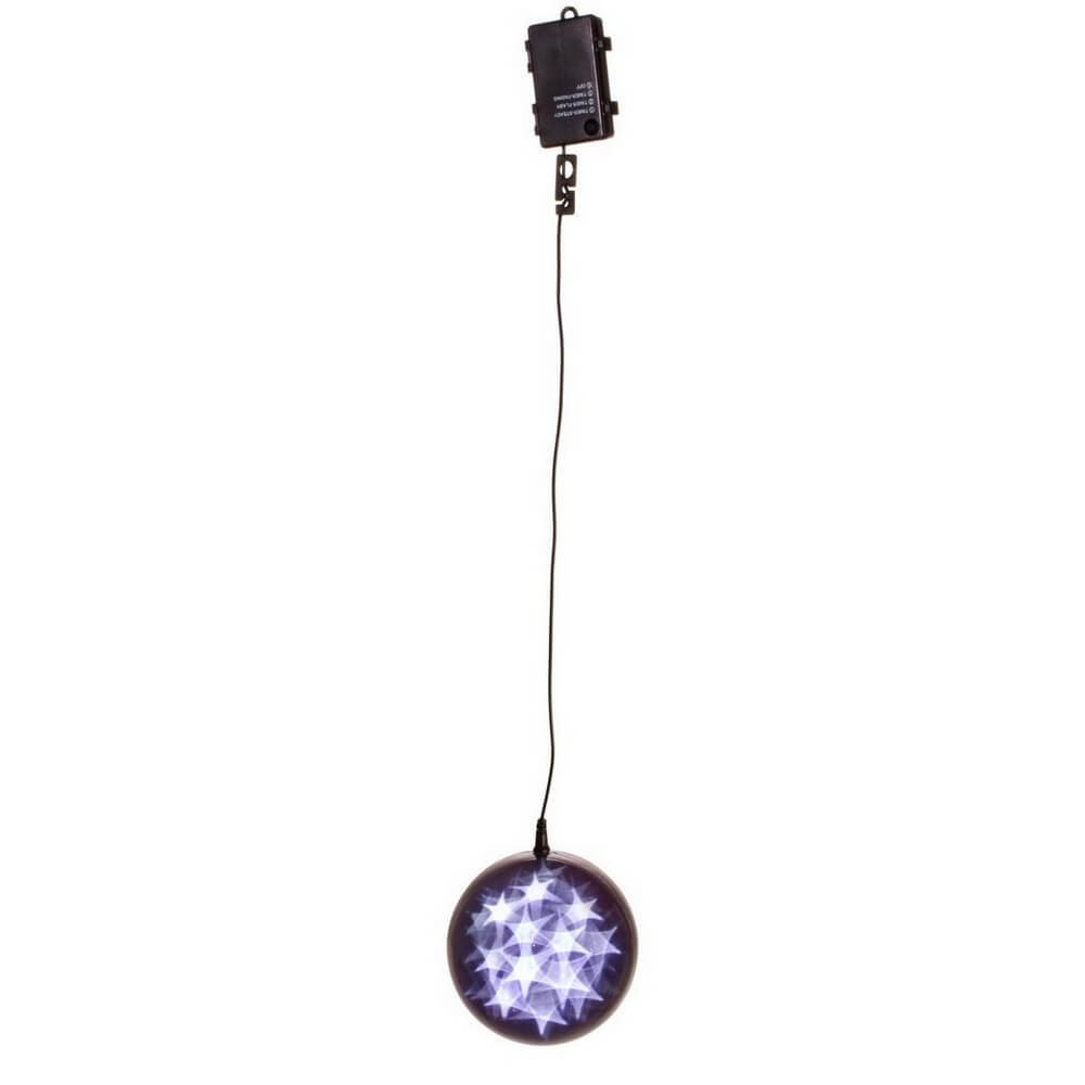 Sfera luminosa decorativa D150 con 24 luci nero