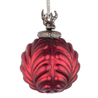 Sfera Decorum Rosso Opaco D80mm (12 Pezzi)