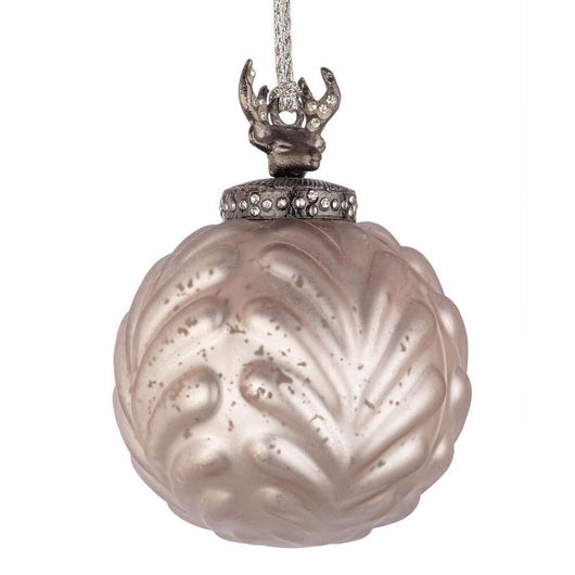 Sfera Decorum Champagne D80mm (12 Pezzi)