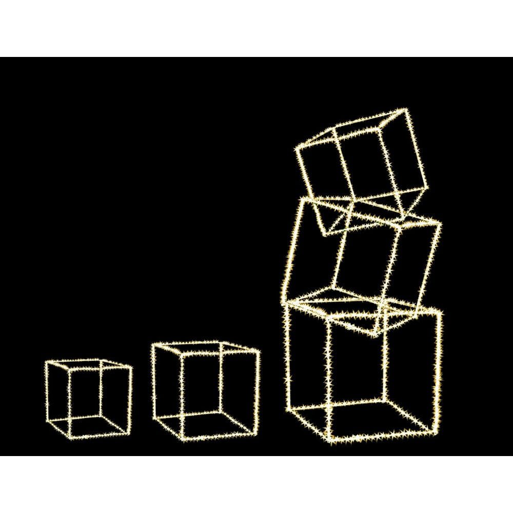 Set di 5 Cubi Luminosi con 1740 MicroLED Classic