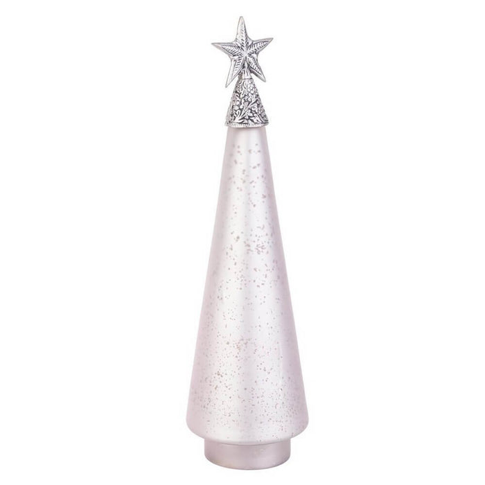 Pino vetro Glow rosa opaco con stella H44