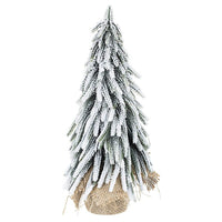 Pino Cimone Innevato Altezza 35cm (6 Pezzi)