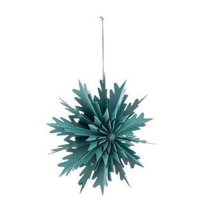 Pendaglio Vik Fiocco design 012 in Carta Verde Diametro 30cm (6 Pezzi)