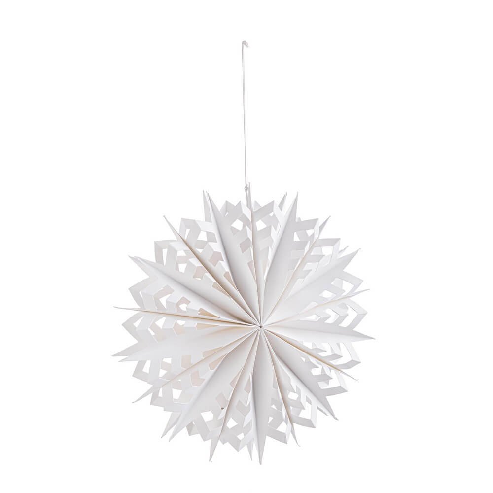 Pendaglio Vik Fiocco design 003 in Carta Bianca Diametro 30cm (6 Pezzi)