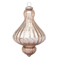 Pendaglio vetro Gloss trottola caramello lucido