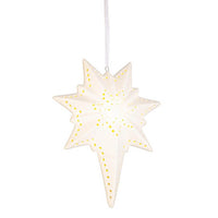 Pendaglio Opal a forma di Stella design 33 con LED (12 Pezzi)