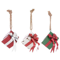 Pendaglio Grace con Pacco Regalo Metallico (3 Pezzi)