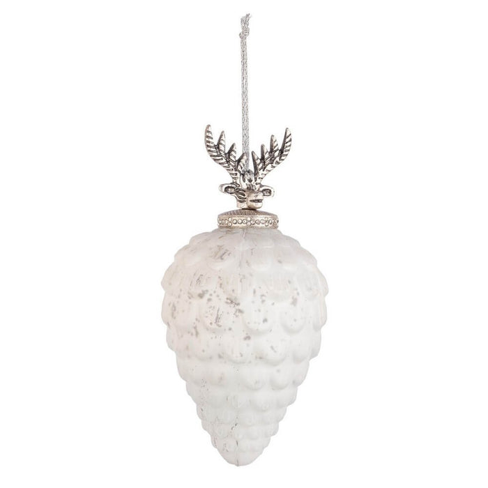 Pendaglio Decorum Pigna Bianco Opaco (8 Pezzi)