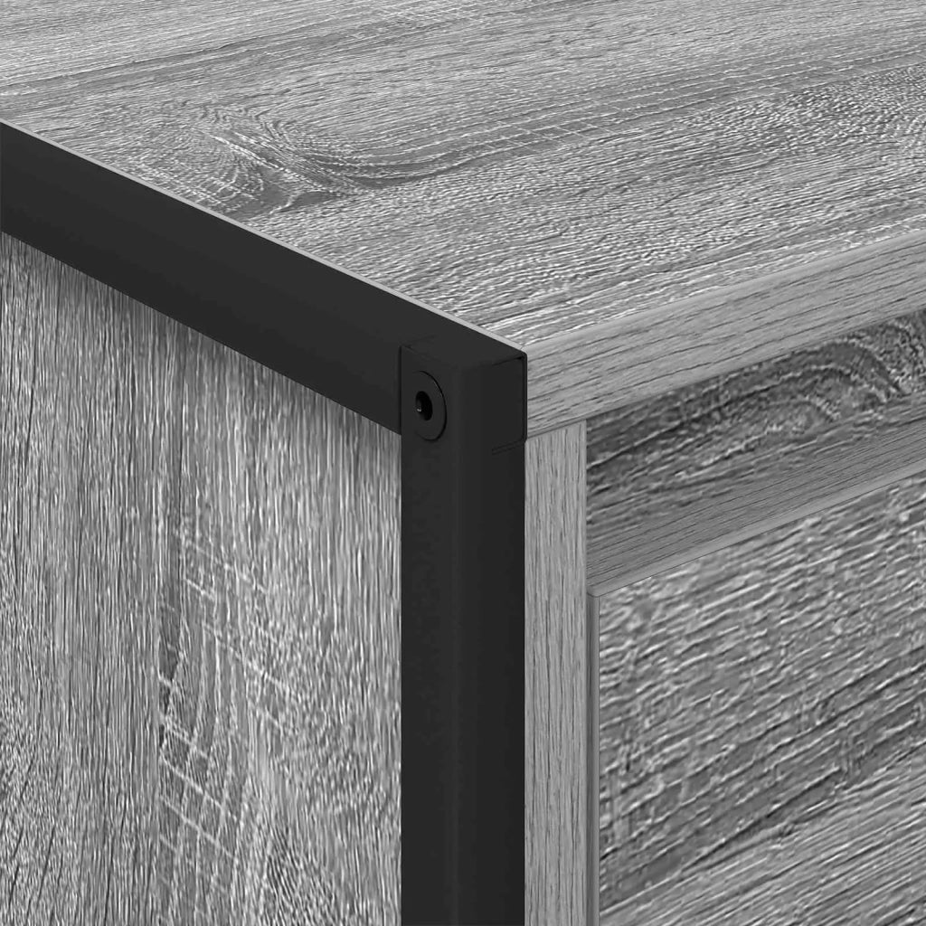 Tavolino da salotto con cassetto Grigio Sonoma 100 x 46 x 40 cm 886447