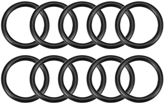 Set di gomme a nitrile 10 pezzi - diametro esterno 14 mm - diametro interno 10 mm - spessore 2 mm - set di sigillanti