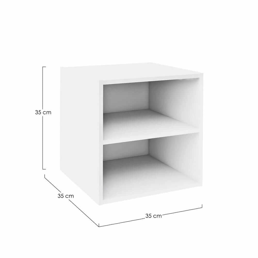 Cubo modulare con anta in legno composito per libreria - MATRIX PRO