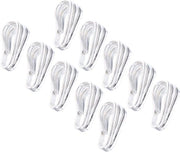 Hangersluitingen premium 10 pezzi per gioielleria DIY - Chiusura a catena in acciaio inossidabile - Ferretti di connessione per collane e bracciali