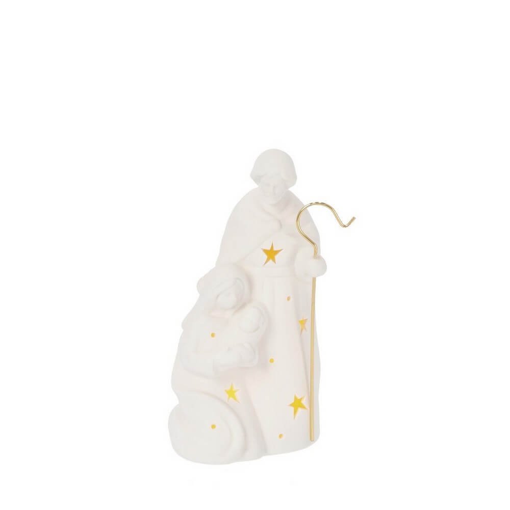 NativitÃ  Leslie Bianco Altezza 20.5cm LED (8 Pezzi)