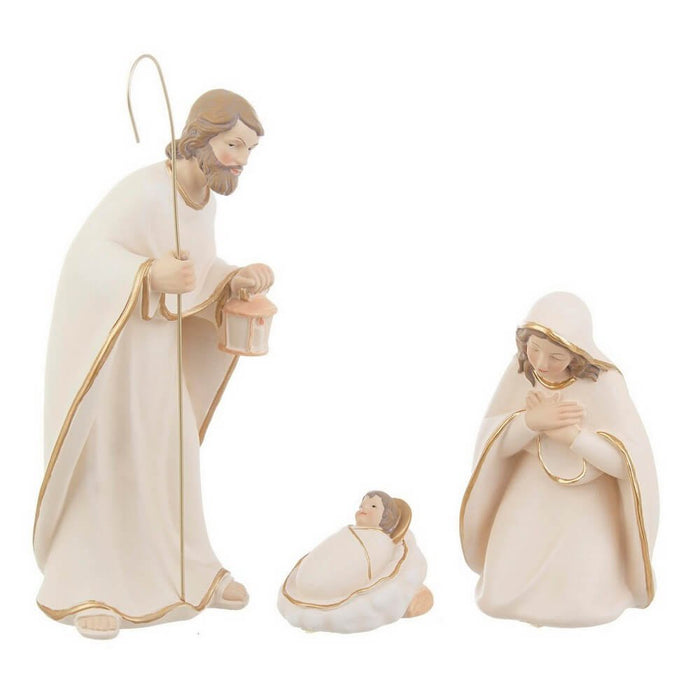 NativitÃ  a 3 Figure Celestial Bianca Altezza 25cm (4 Pezzi)