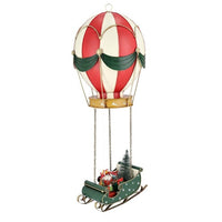 Decorazione natalizia Noelle mongolfiera con regali