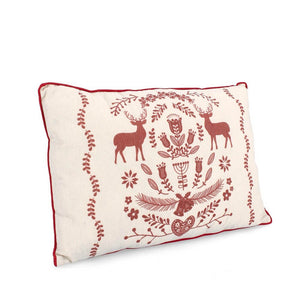 Cuscino Victory Avorio-Rosso Dimensioni 40x60cm (6 Pezzi)