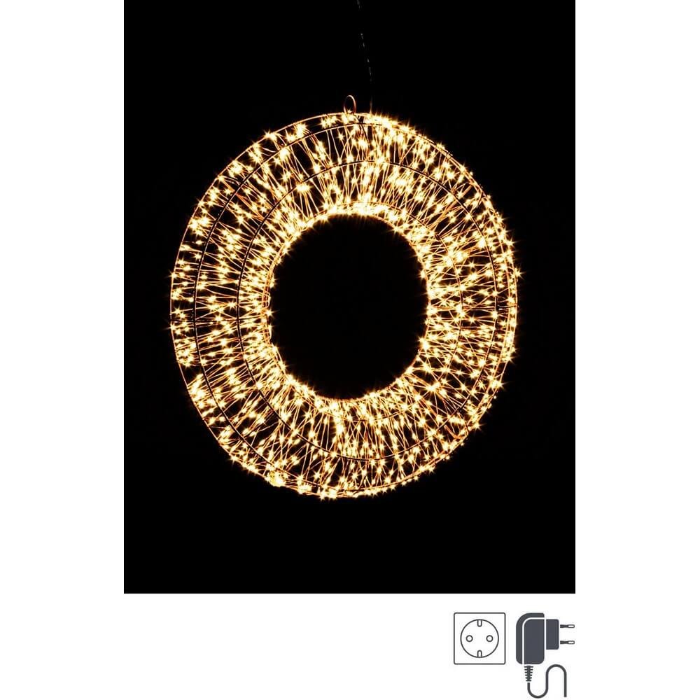 Corona Luminosa 1140 MicroLED Classiche in Rame Diametro 50cm