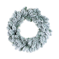 Corona Decorativa Innsbruck Innevato Diametro 45cm (6 Pezzi)