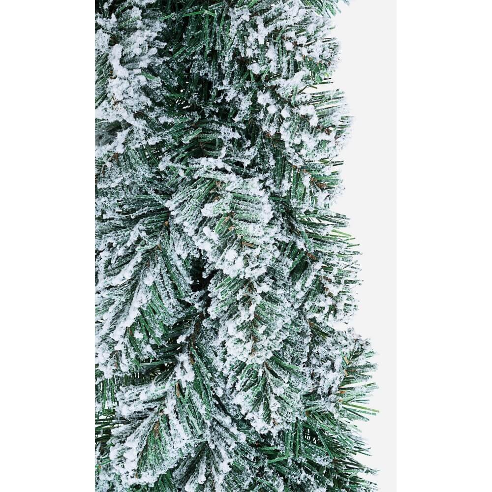 Corona Decorativa Innsbruck Innevato Diametro 45cm (6 Pezzi)