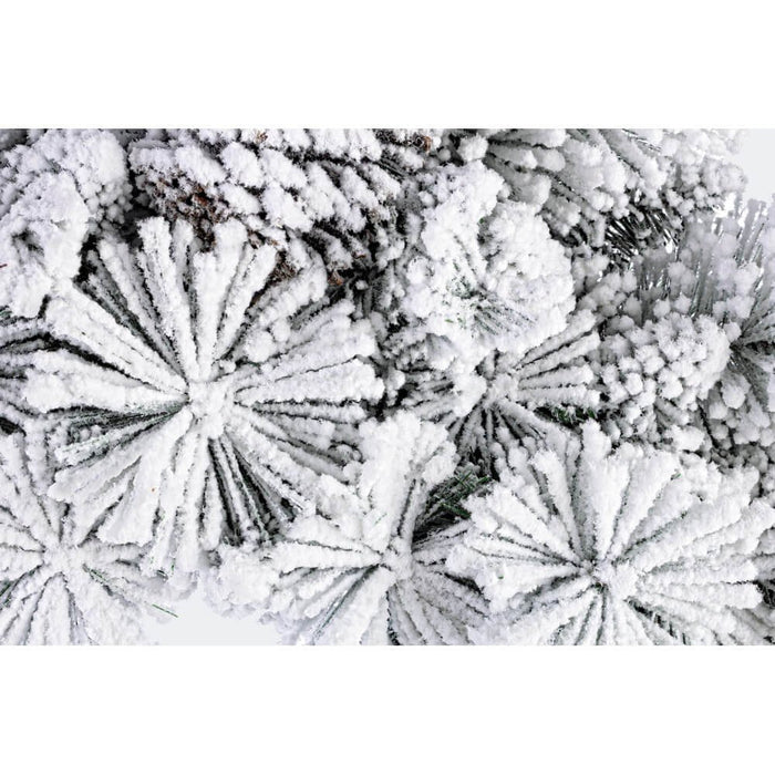 Corona Arves Innevata Diametro 60cm (6 Pezzi)