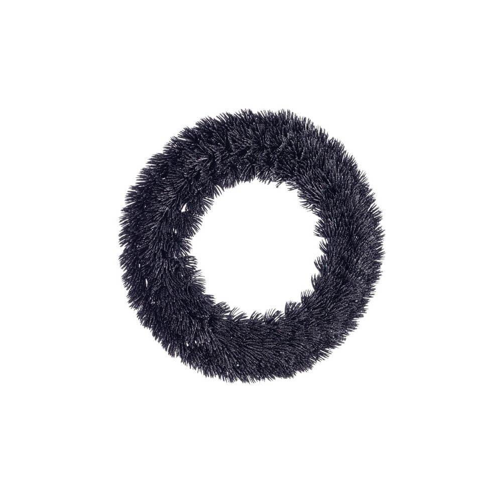 Corona Angelique Nero Diametro 38cm (4 Pezzi)