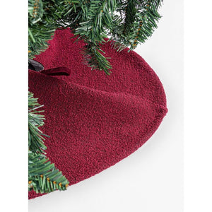 Copribase Albero Teddy Rosso, Diametro 90cm (4 Pezzi)
