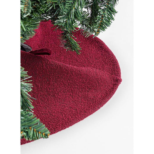 Copribase Albero Teddy Rosso, Diametro 90cm (4 Pezzi)