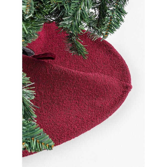 Copribase Albero Teddy Rosso, Diametro 90cm (4 Pezzi)