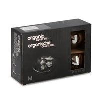Confezione da 6 pendagli vetro Organic champagne luminoso D60 assortiti