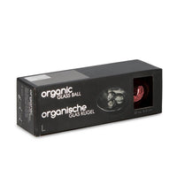Confezione da 3 pendagli vetro Organic rosso D80 assortiti