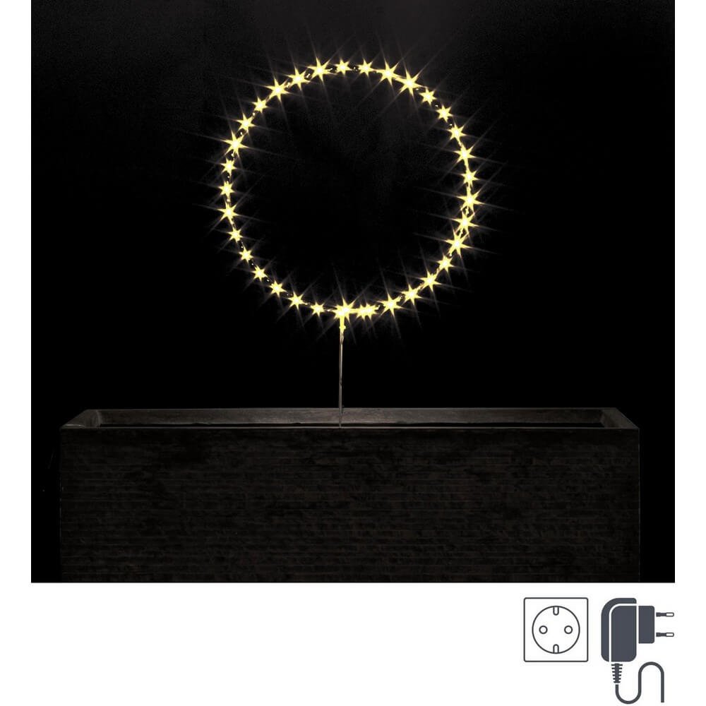 Cerchio Luminoso con 35 MicroLED Bianco Classic Diametro 35cm (3 Pezzi)