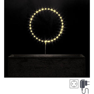 Cerchio Luminoso con 35 MicroLED Bianco Classic Diametro 35cm (3 Pezzi)