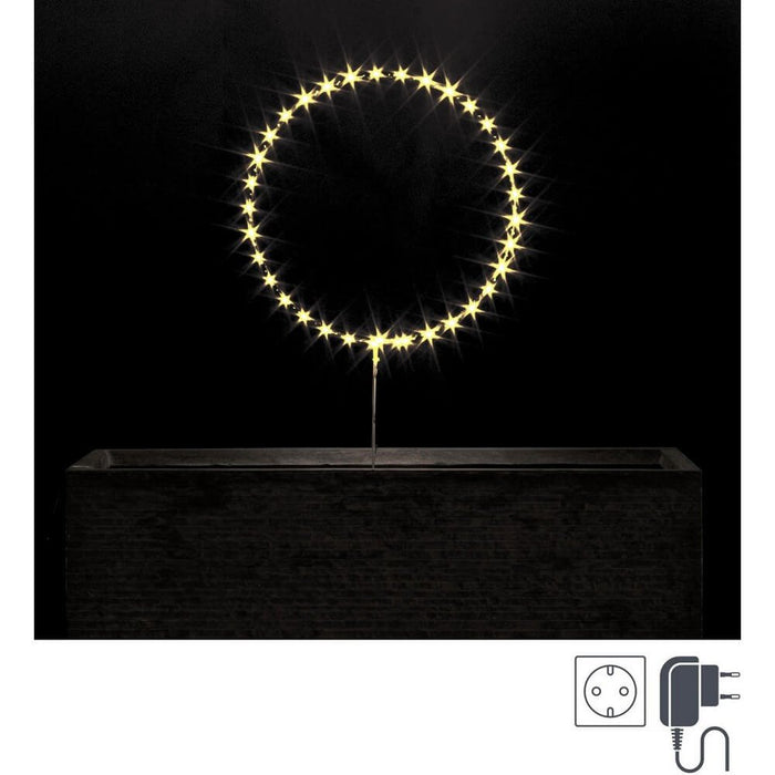 Cerchio Luminoso con 35 MicroLED Bianco Classic Diametro 35cm (3 Pezzi)