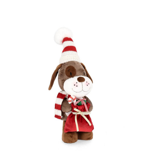 Cane Camillo Statuetta Sacco Altezza 39cm (4 Pezzi)