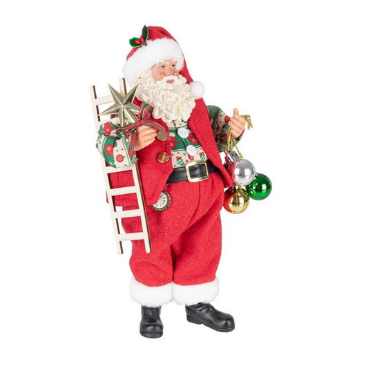 Babbo Natale George in piedi rosso con dolci