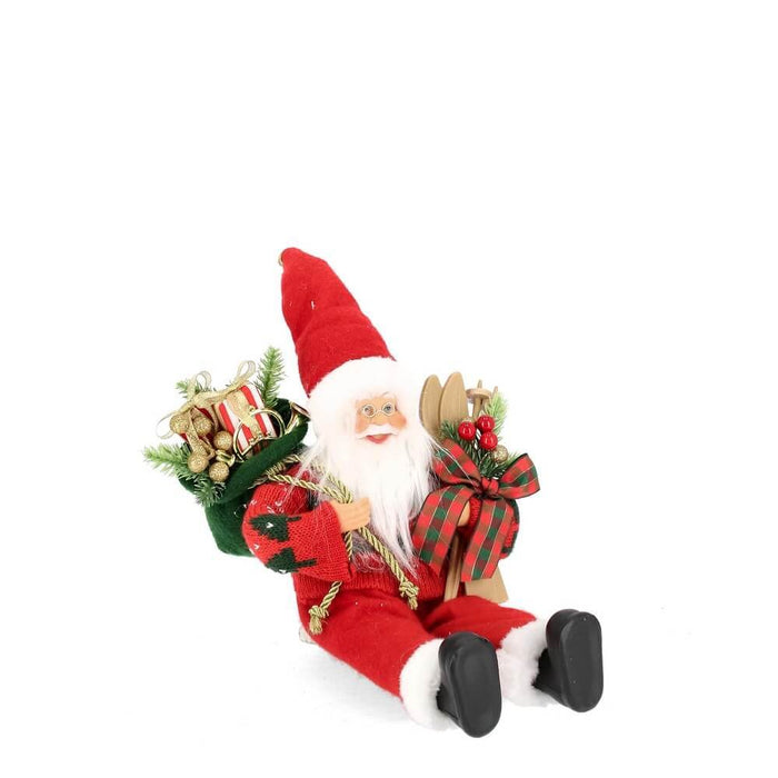 Babbo Lorick Seduto Colore Rosso (6 Pezzi)