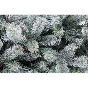 Albero di Natale Slim Serrone ghiacciato H210 con 918 rami