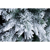 Albero di Natale Slim Dresda Innevato Altezza 210cm con 868 Rami