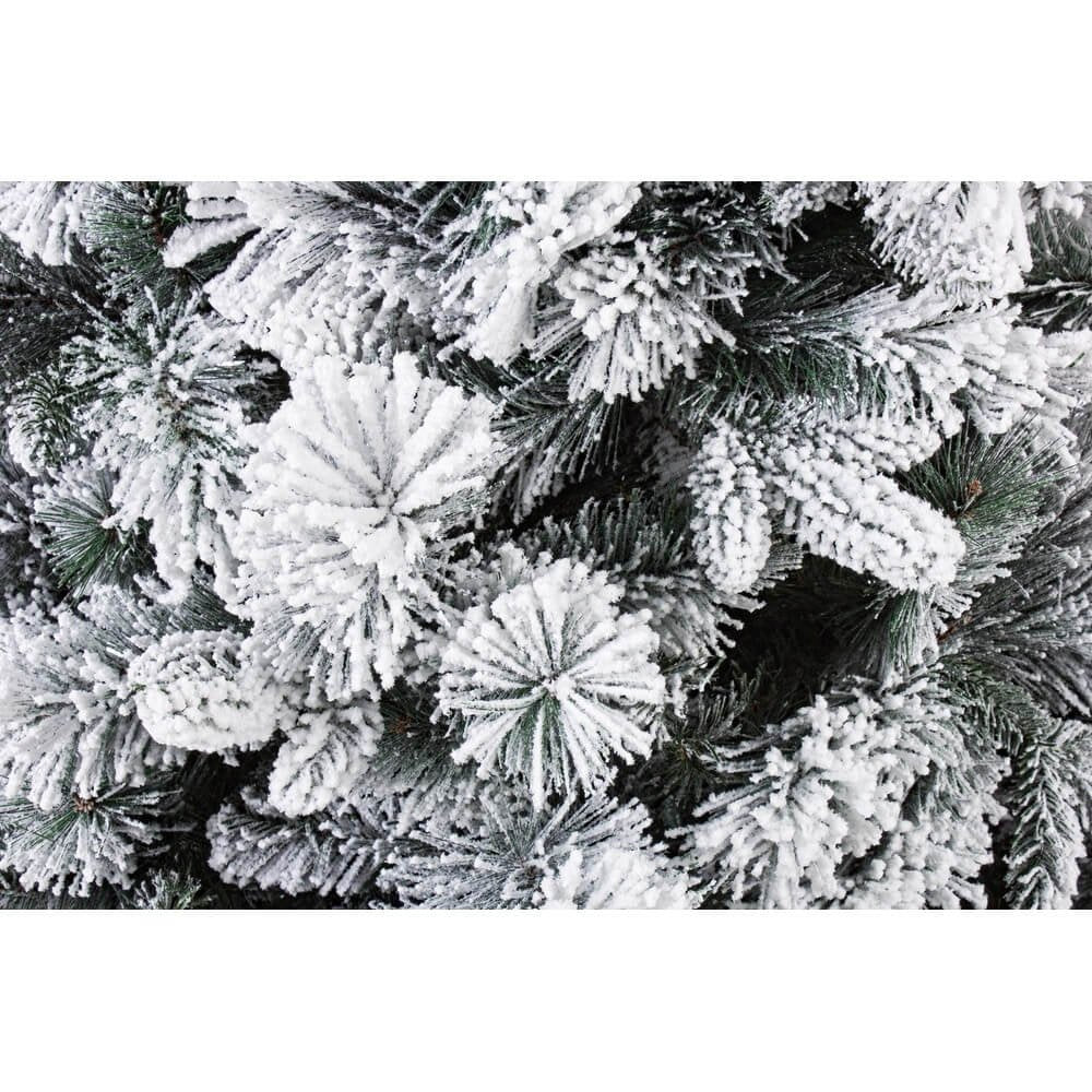 Albero di Natale Garlenda innevato H150 con 456 rami