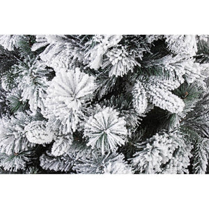 Albero di Natale Garlenda innevato H150 con 456 rami