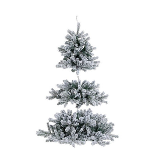 Albero di Natale Fiemme pendente innevato H150 con 546 rami