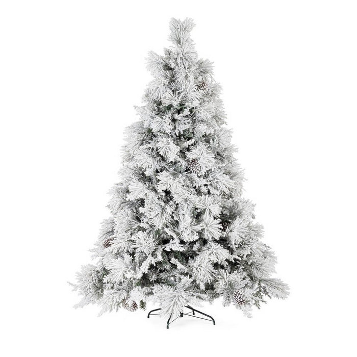 Albero di Natale Avezzano innevato H210 con 1148 rami