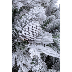 Albero di Natale Arves Innevato Altezza 180cm con 1383 Rami