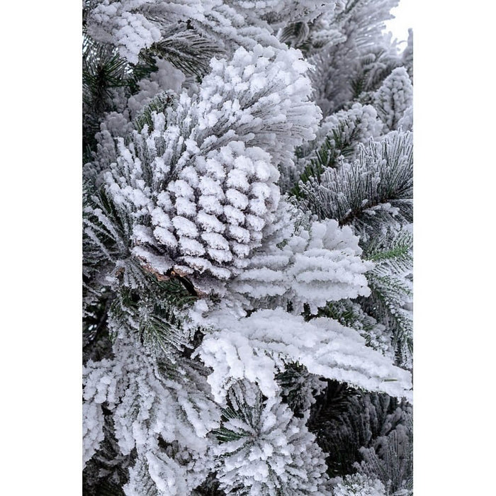 Albero di Natale Arves Innevato Altezza 180cm con 1383 Rami