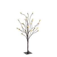 Albero di Natale artificiale marrone 600 microLED classico