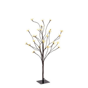Albero di Natale artificiale marrone 600 microLED classico