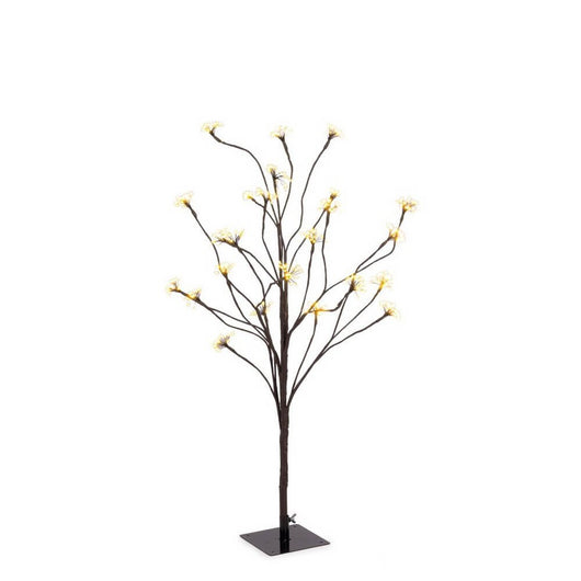 Albero di Natale artificiale marrone 600 microLED classico