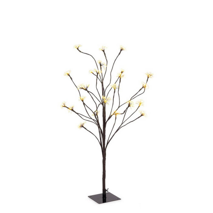 Albero di Natale artificiale marrone 600 microLED classico